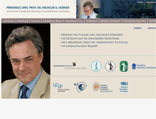 Tablet Screenshot of huebner-urologie.at